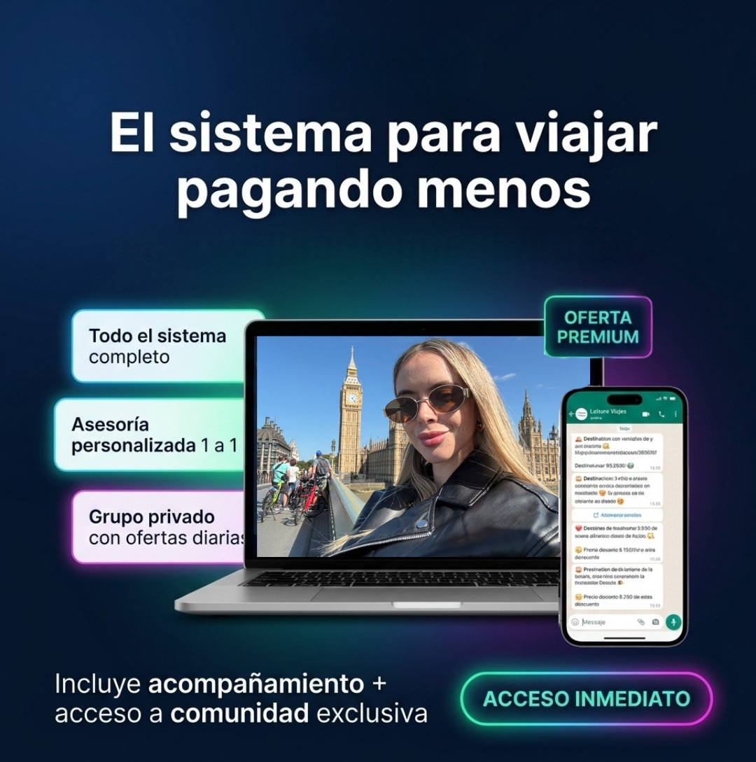 Asesoría personalizada + Club de Viajeros Inteligentes